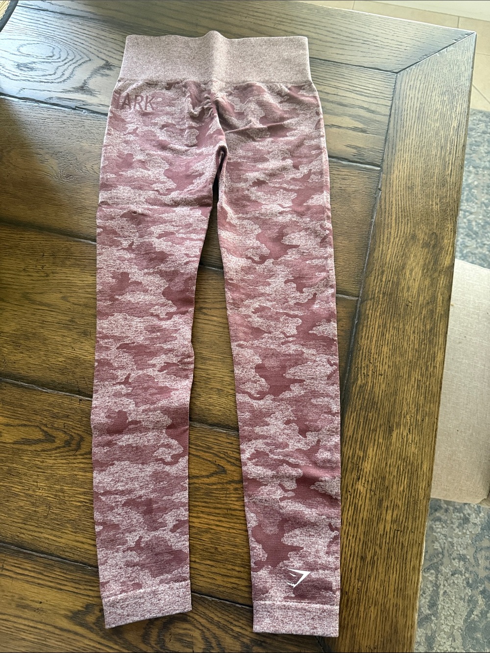 Gymshark Kids Rose Camo Seamless Leggings